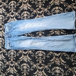 Miss me signature boot, low-rise jeans, size 26